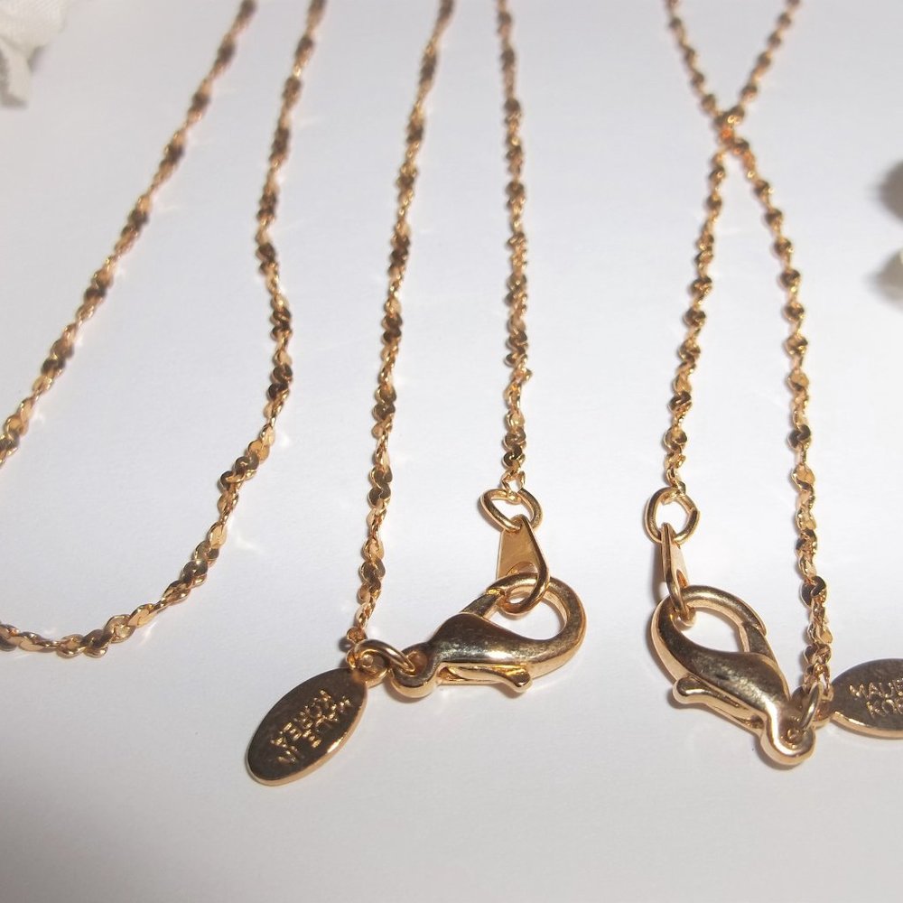 Pre-owned American Showcase Necklace and Bracelet Gold Fashion Jewelry Set 7310 - Picture 3 of 6